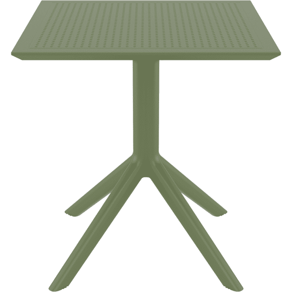 SKY OLIVE GREEN 70X70X74εκ. ΤΡΑΠΕΖΙ ΠΟΛ/ΝΙΟΥ