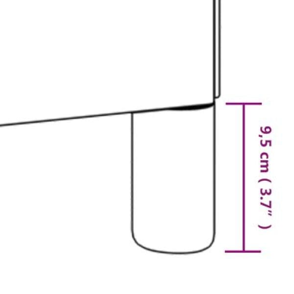 Πλαίσιο Κρεβατιού Ανοιχτό Γκρι 90x200 cm Υφασμάτινο - Image 9